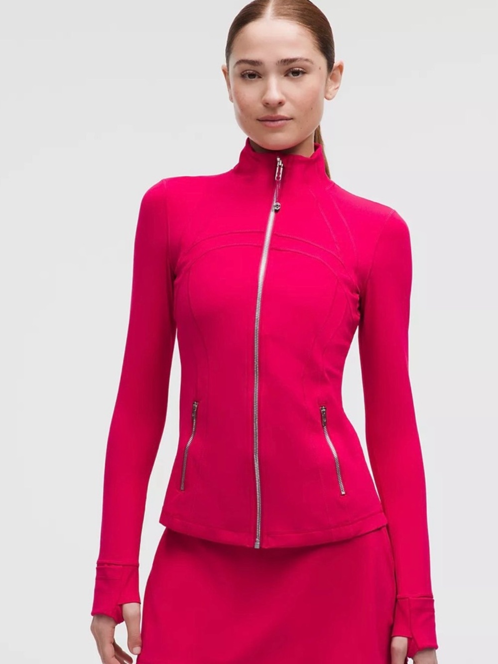 lululemon Define Nulu Jacket in pink size 10